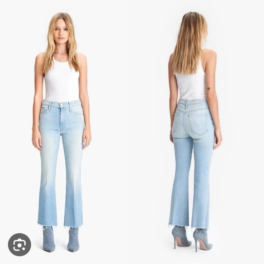 Mother jeans The Hustler Ankle Fray size 30